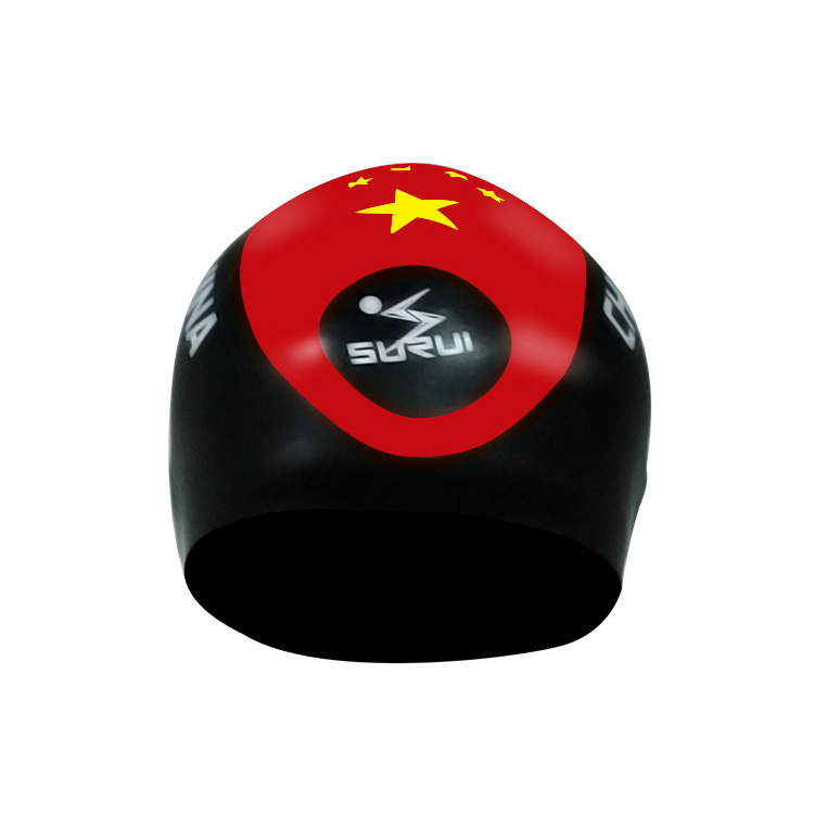 Custom logo silicone swimming cap adult and youth general cap waterproof hair care swimming cap