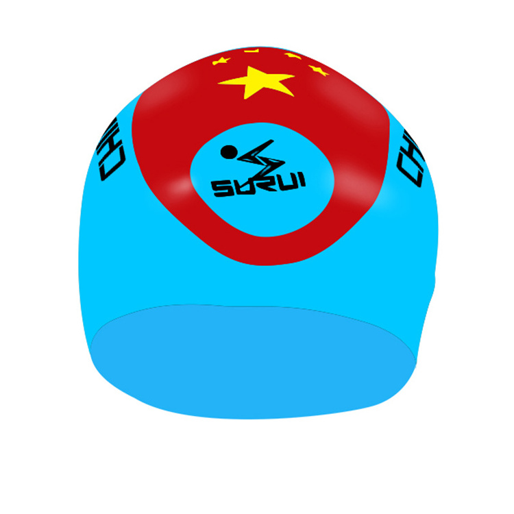 Custom logo silicone swimming cap adult and youth general cap waterproof hair care swimming cap