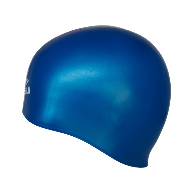 Competition professional Silicone swimming cap large dome helmet spherical seamless swimming cap