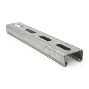 Hot Dip galvanized Steel Slotted Strut Channel with CE  ( C Channel, Unistrut, Uni Strut Channel)