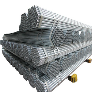 ASTM A53 ERW hot dipped galvanised steel pipe sch40 pre gi pipe 1 1/2 galvanized steel round pipe