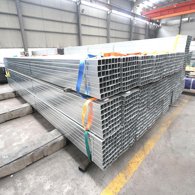 2x4 galvanized rectangular steel pipe weight of 50x50 gi square pipe