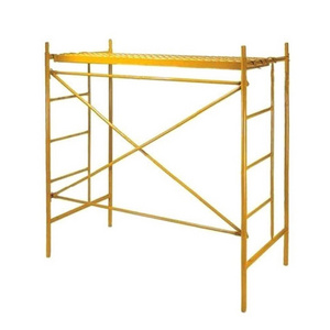 H Frame Scaffolding Load Calculation Tower Scaffolding with 2sets of Cross Brace and Walking Board