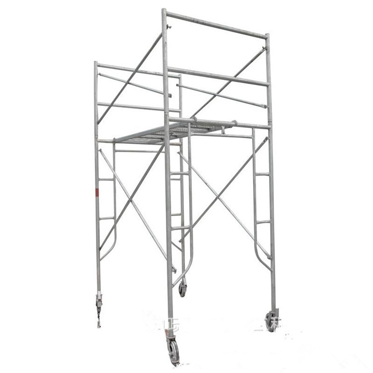 H Frame Scaffolding Load Calculation Tower Scaffolding with 2sets of Cross Brace and Walking Board