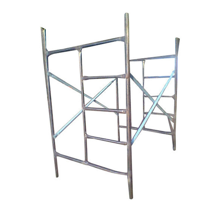 H Frame Scaffolding Load Calculation Tower Scaffolding with 2sets of Cross Brace and Walking Board