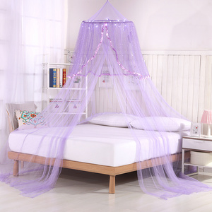 mosquito net bed canopy with led lights