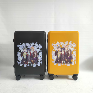 New design  colorful  trolley suitcase PC luxury cute travel luggage with spinner wheel