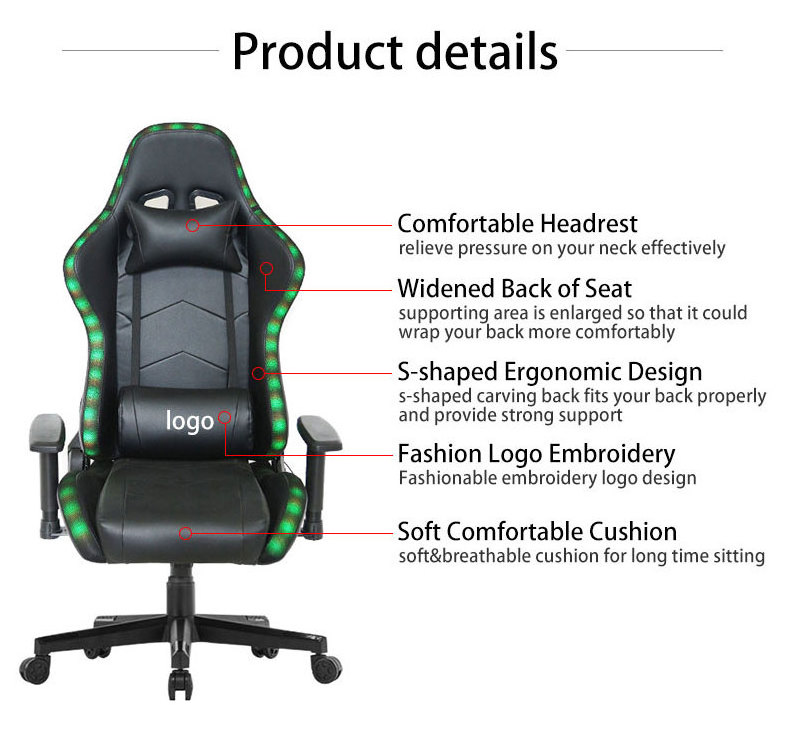 Red Office Gamer for Computer Pc Game Relaxing Secret Lab Zero Gravity Gaming Chair