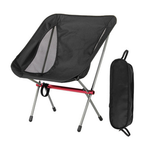 Outdoor beach chair Lightweight Portable Picnic Recliner Foldable Aluminum Moon folding camping chair