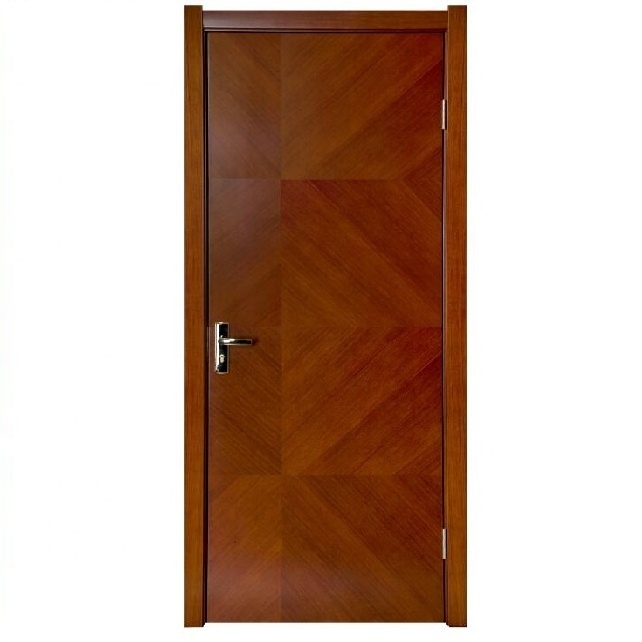 zhejiang teak veneer flush wooden doors interior design