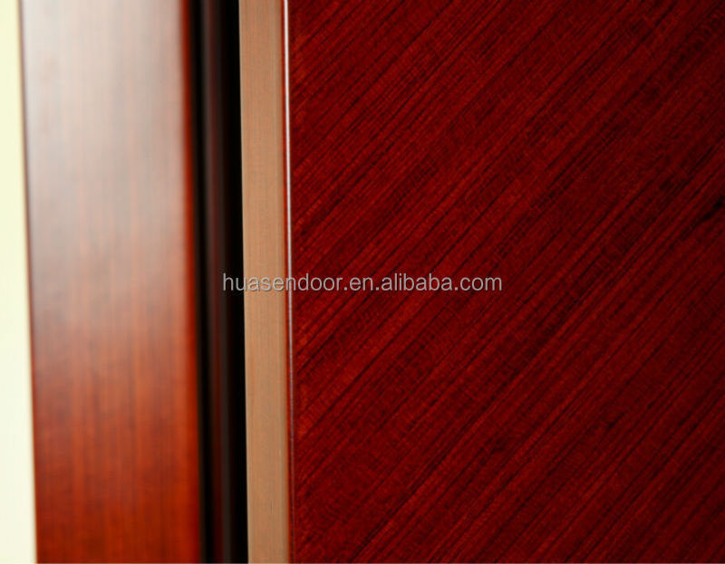 zhejiang teak veneer flush wooden doors interior design