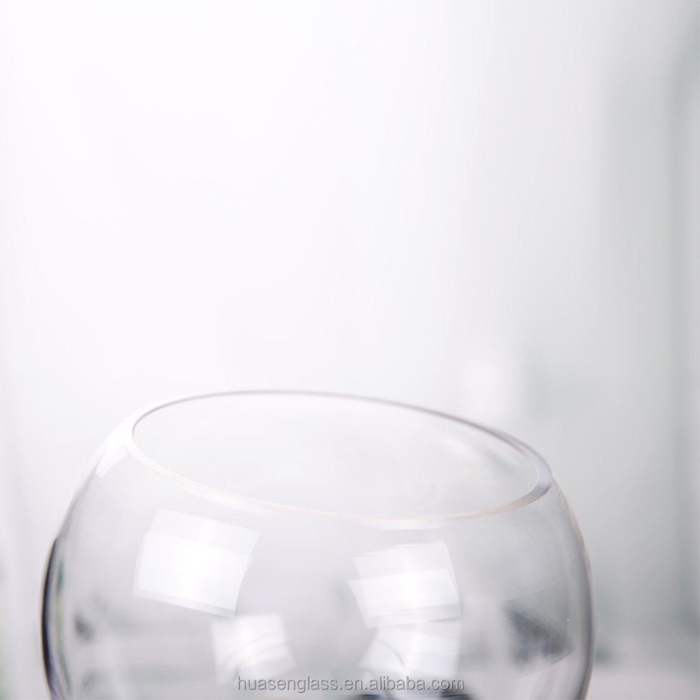 clear borosilicate glass ball fish bowl