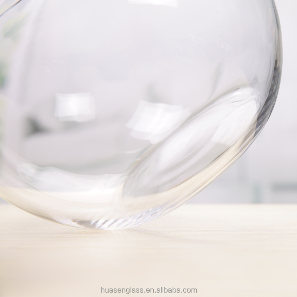 clear borosilicate glass ball fish bowl