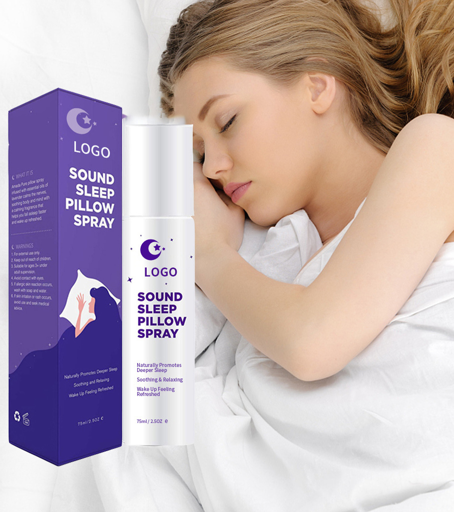 Private Label Lavender Sleeping Pillow Spray Perfume Spray Chloroform Essential Oil Deep Sleep Pillow Spray