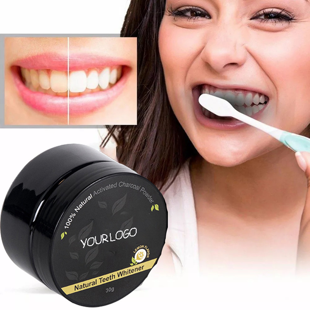 OEM Natural Activated Organic Charcoal Teeth Whitening Powder Teeth Whitening 100% Natural Oral Care Charcoal Powder