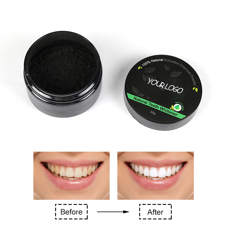 OEM Natural Activated Organic Charcoal Teeth Whitening Powder Teeth Whitening 100% Natural Oral Care Charcoal Powder