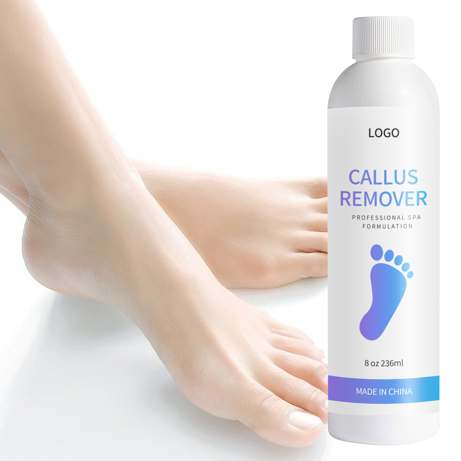 Private Label Professional Foot Care Remover Dead Skin Eliminator Exfoliator Strength Callus Remover Gel