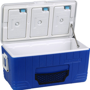 2023 80L portable wheeled lunch food ice chest cooler box