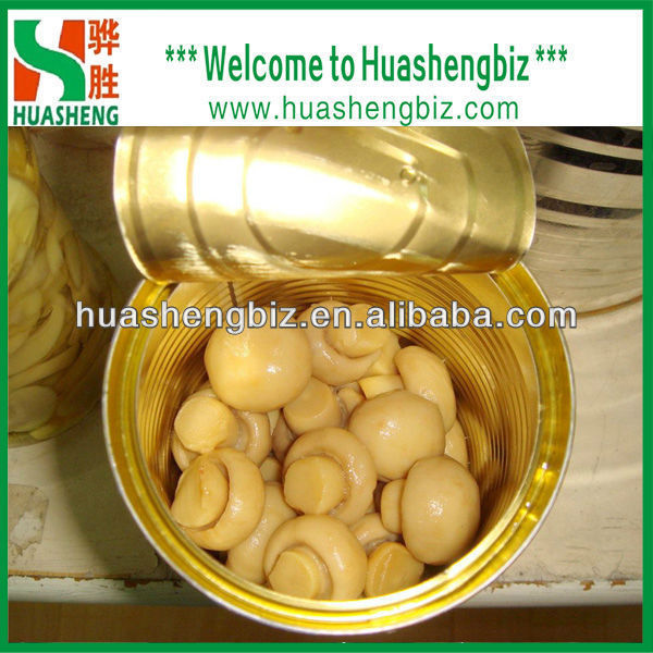 canned whole button mushroom in tins slice pieces and stem brine