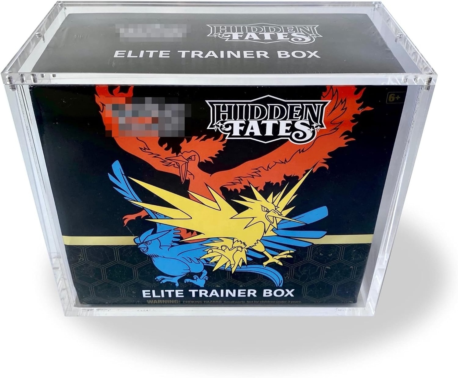 Huasheng CN;GUA B-43 Polished Normal Packaging Clear Acrylic Pokemon Cards Modern Karten Booster Box Packs Original Display Box