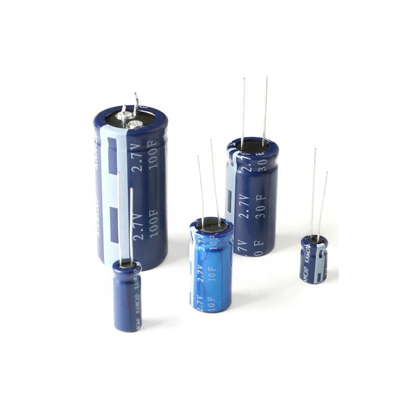 Farad capacitor 1F 3.3F 10F 30F 100F 2.7V HP-2R7 super capacitor, high efficiency and high efficiency