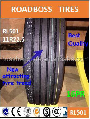 Chinese famous brand ROAD BOSS 11R22.5 truck tyre for sale RL501 with superb quality and best service