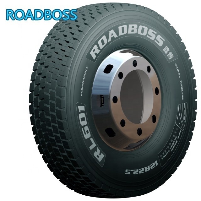 China brand ROADBOSS High quality Tubeless truck tire 11R22.5 with tread pattern RL601