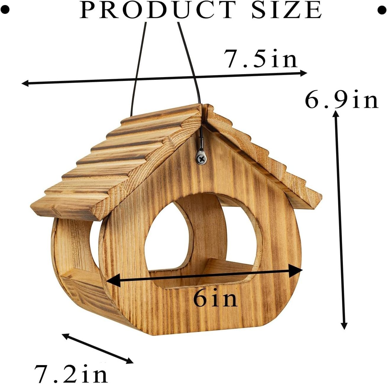 Outdoor bird feeder Sunflower food feeder Blue Cardinal backyard deck balcony gazebo Hedge installation Automatic buddy.