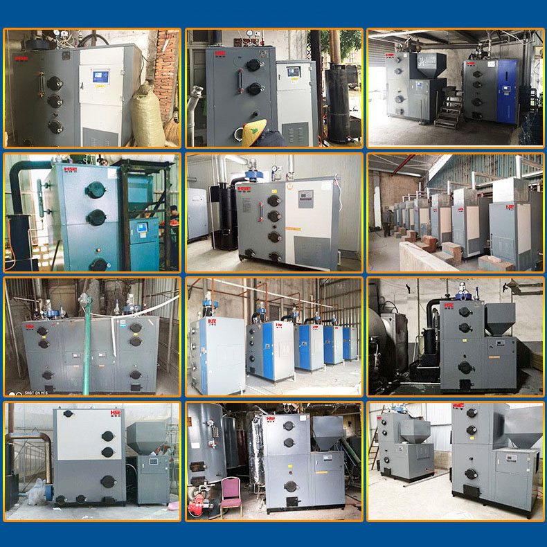 Automation Hot Sales 500Kg 300Kg Biomass Fired Steam Generator Boilers   Two Pass Horizontal Steam Generator Boiler