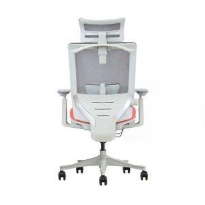 Modern Luxury Ergonomic Swivel Office Chair by Foshan China-BIFMA Certified Executive Chair Adjustable Headrest Metal Fabric