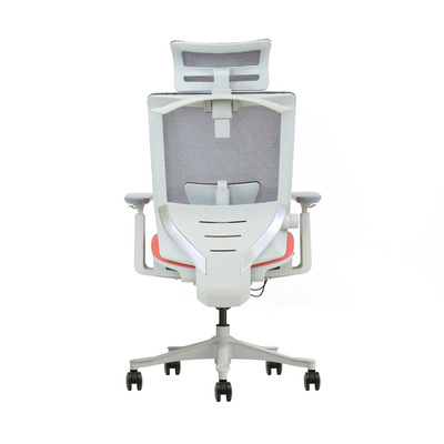 Modern Luxury Ergonomic Swivel Office Chair by Foshan China-BIFMA Certified Executive Chair Adjustable Headrest Metal Fabric