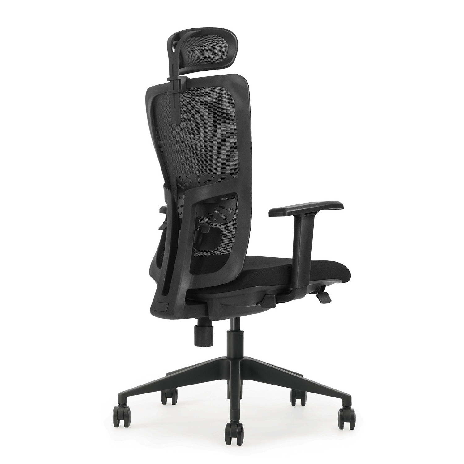 anji fabric malaysia heavy duty netted high back rotate mesh ergonomic moveable office chair headrest China manufacturers