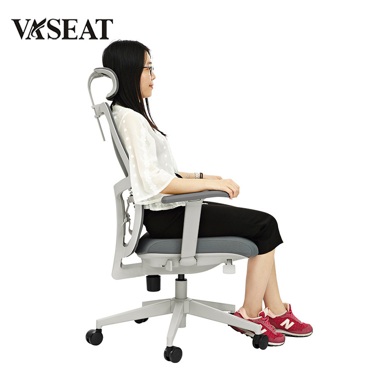 Comfortable Modern Designer Swivel Recliner Chair Ergonomic Office Computer Chair with High Quality Mesh Metal Material China