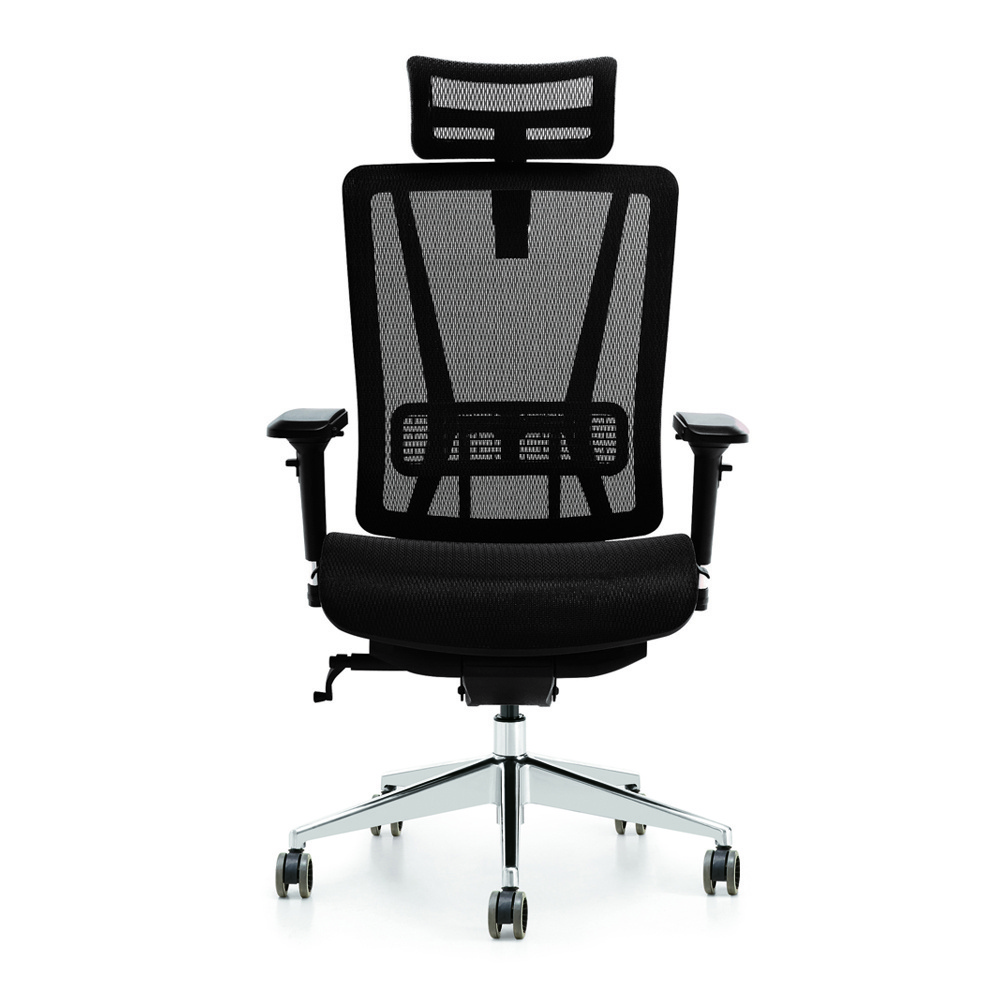 Vaseat High-End Executive Ergonomic Armchair Modern Design with Adjustable Headrest Full Mesh Metal Fabric Swivel Office Chair