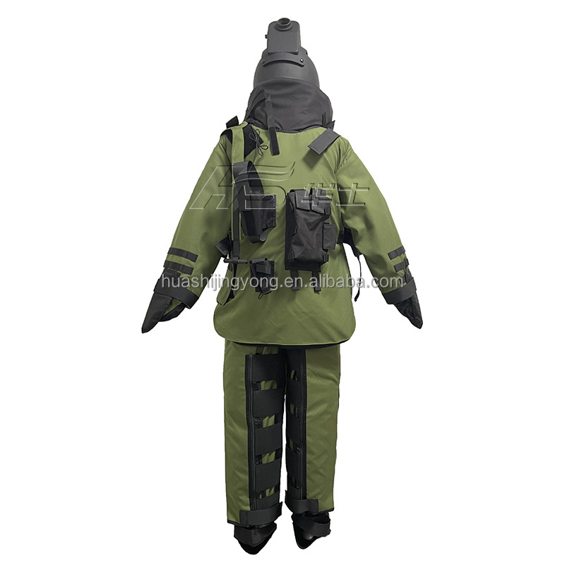 Green EOD Suit Explosion-proof Clothing Outdoor Mine Clearance Protection and Explosive Disposal Equipment