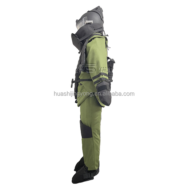 Green EOD Suit Explosion-proof Clothing Outdoor Mine Clearance Protection and Explosive Disposal Equipment