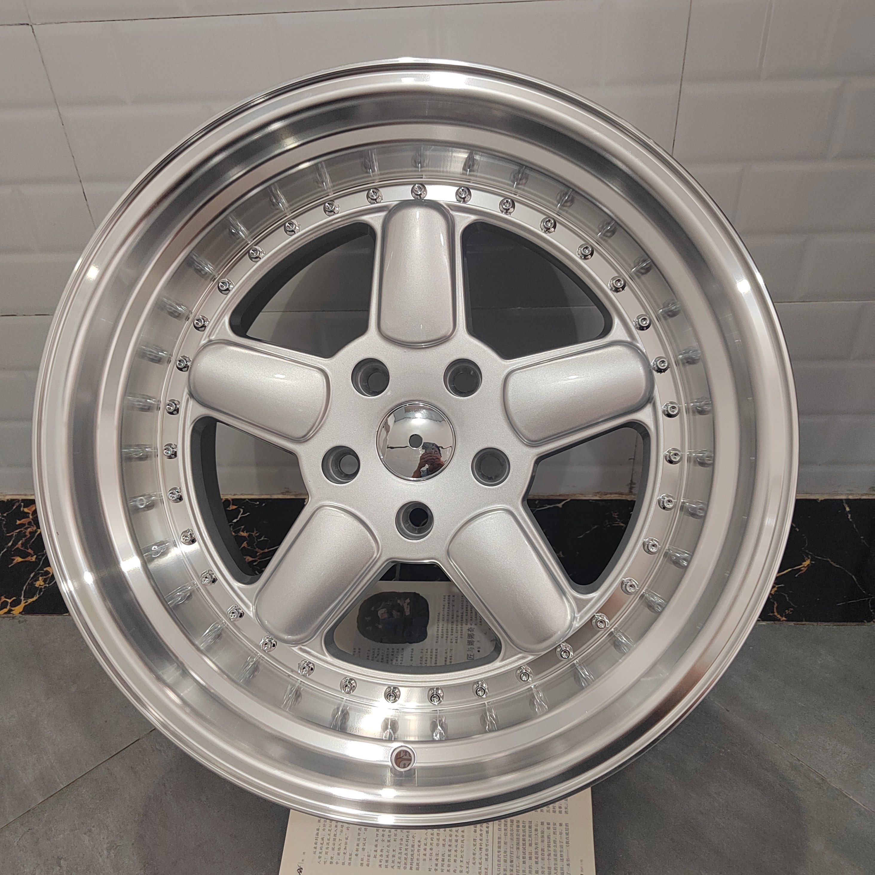 Popular Polished 18 Inch Rims Deep Dish Lip Concave Dish 5x120 PCD Casting Wheels For BMW Cars