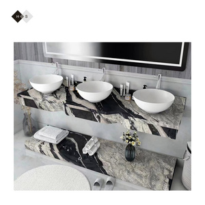 Luxury Granite Stone Countertop for Bathroom vanity counter top sink bathroom vanity cabinet set with counter top