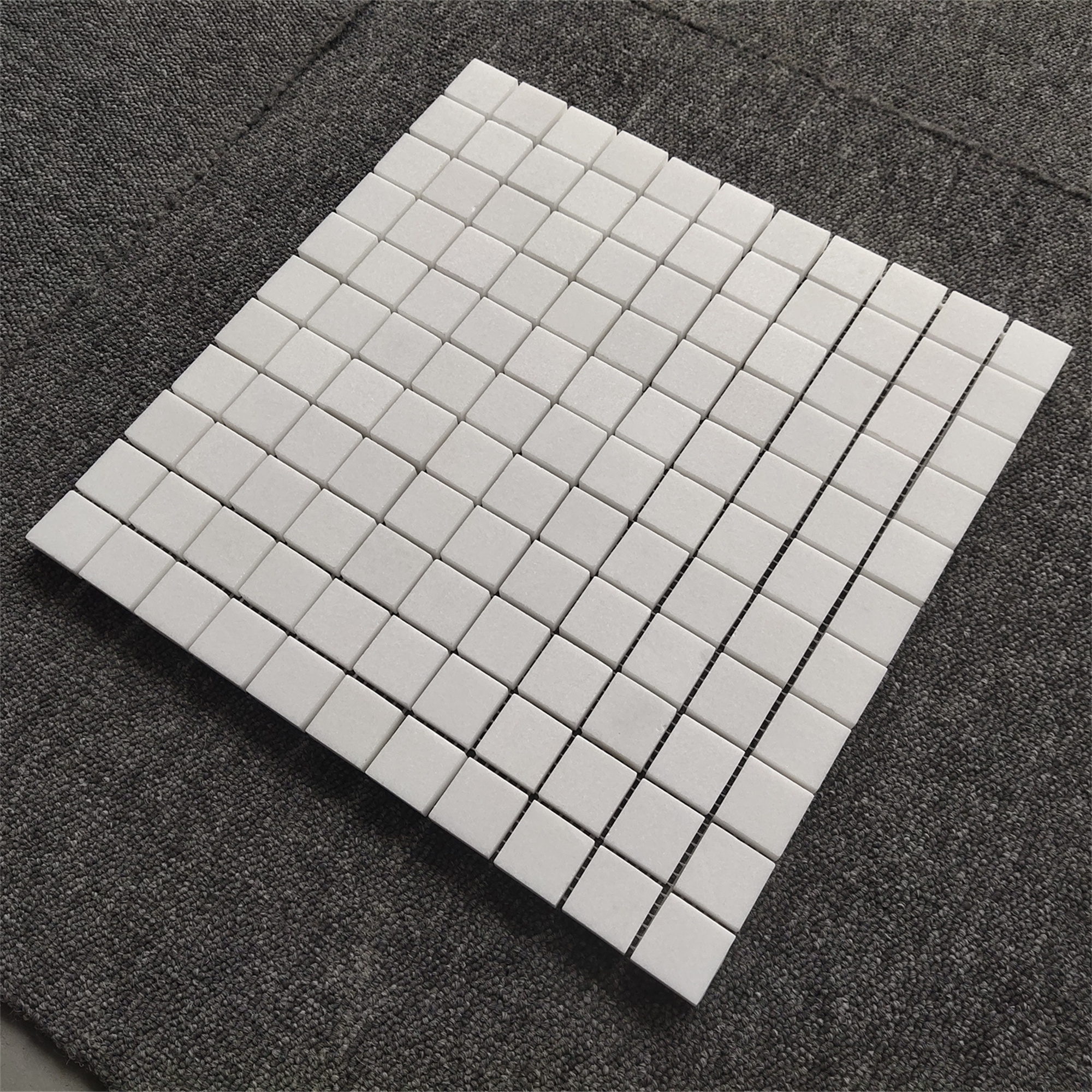 Marble Mosaic wall Crystal White Marble Stone Villa design pool panels cladding marble mosaic floor tile