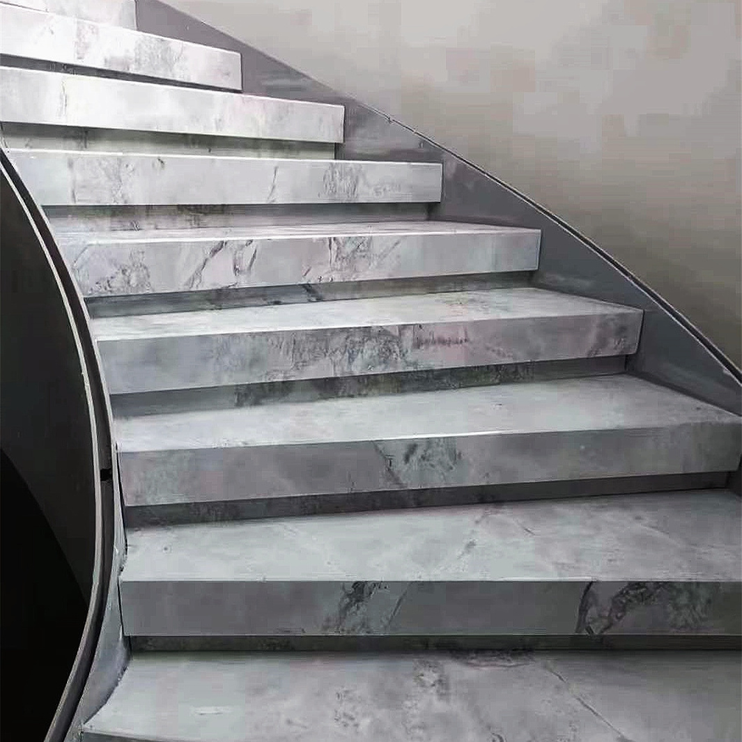 Factory Price Brazilian Marmo Calacatta Grey marble stone veneer sheets floor marble tile slab natural stone stair treads