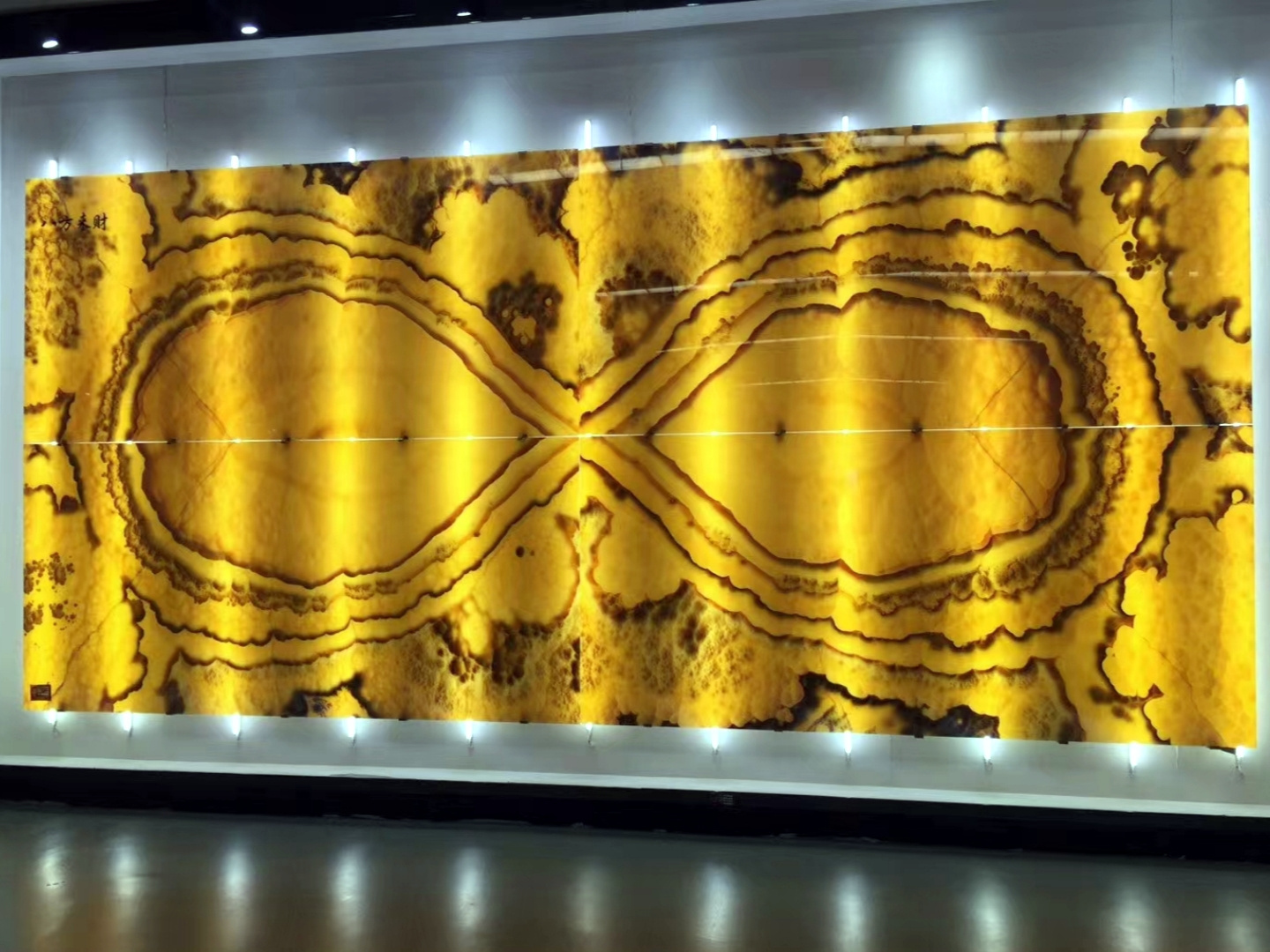 Natural orange onyx with white veins slabs backlit wall panels specifications competitive price onyx stone tiles veneer