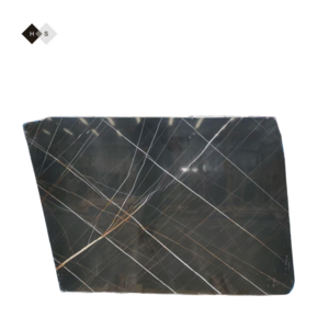 Luxury Modern High Quality Natural Stone Marble Slab Black Marble For Decoration Black Marble With White Veins