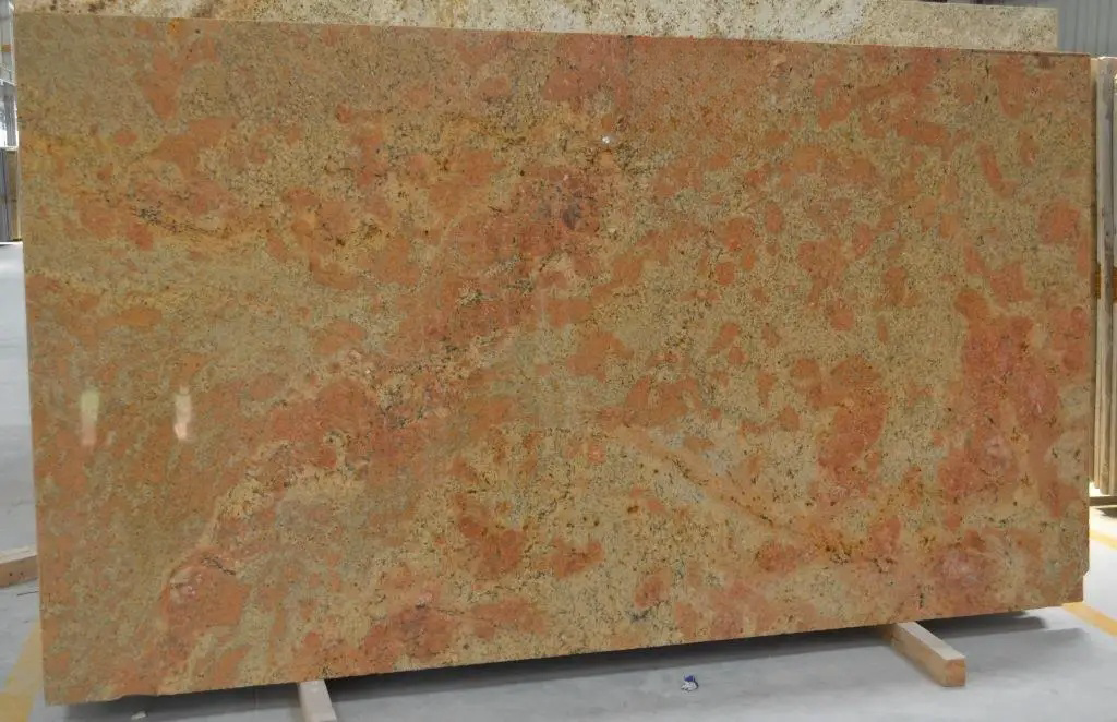 Customized Wholesale Natural Granite Golden harmony slabs for villa hotel project exterior interior wall