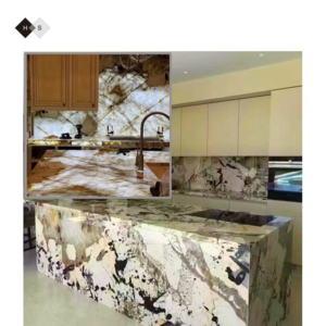 Pandora Contemporary Kitchen Island Granite Reasonable Price Countertop KitchenTranslucent Stone Manufacturer Brazilian