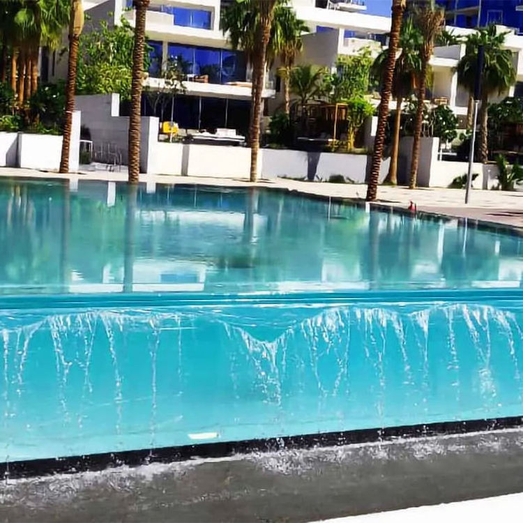 High Quality Custom 2 inch 100mm thick clear uv resistant unbreakable perspex acrylic sheet plastic glass pool wall