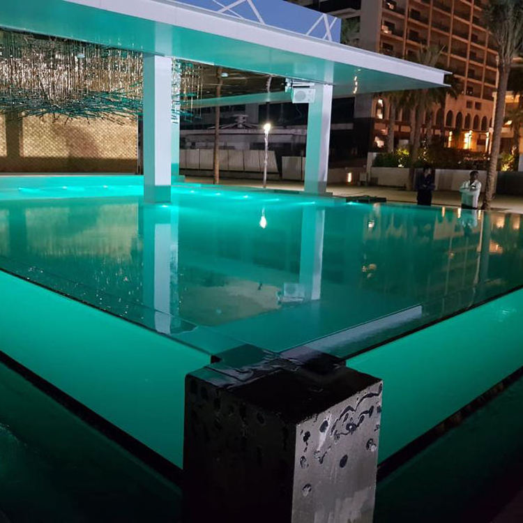 High Quality Custom 2 inch 100mm thick clear uv resistant unbreakable perspex acrylic sheet plastic glass pool wall