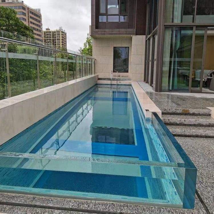 High Quality Custom 2 inch 100mm thick clear uv resistant unbreakable perspex acrylic sheet plastic glass pool wall