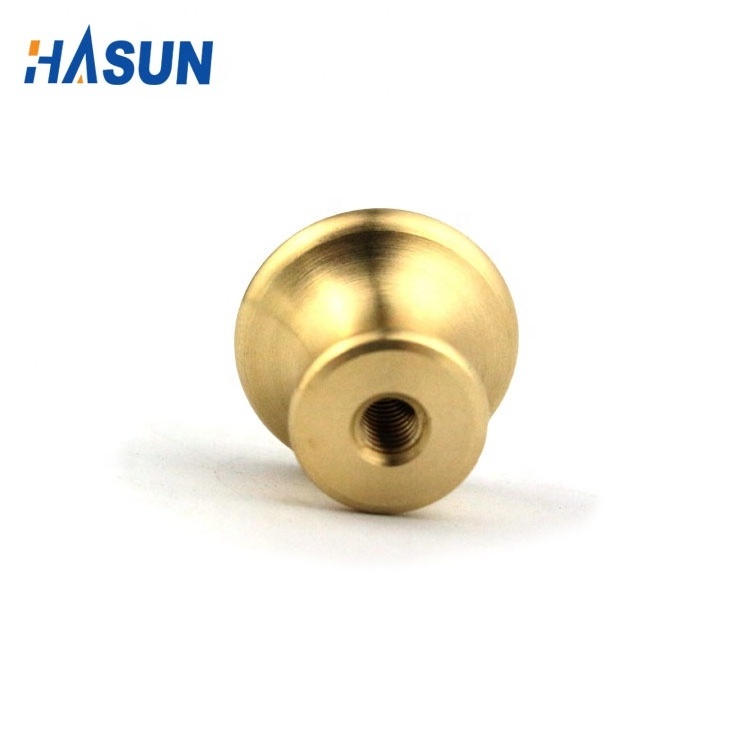 Custom Cheap Drawer cabinet solid Brass Handle And Round brass  knob