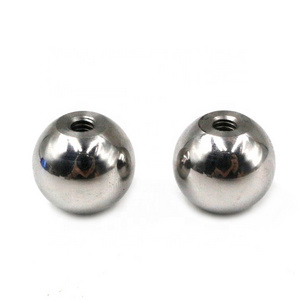 Custom stainless steel balls with threaded holes