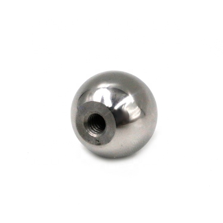 Custom stainless steel balls with threaded holes